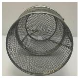Vintage Galvanized Minnow Trap 17"