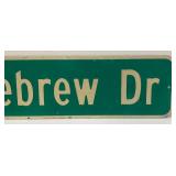 Vintage Reflective Aluminum KILLEBREW Dr. Street Sign 9" x 36"
