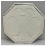 Vintage Cloverleaf Milk Octagon Sign 20" x 20"
