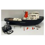 Large 41" Tugboat Seems Complete (Some Loose parts Present)