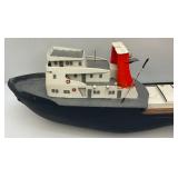 Large 41" Tugboat Seems Complete (Some Loose parts Present)