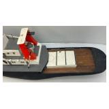 Large 41" Tugboat Seems Complete (Some Loose parts Present)