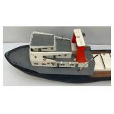 Large 41" Tugboat Seems Complete (Some Loose parts Present)