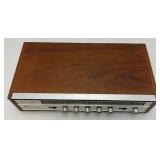 Vintage Realistic Rhapsodie Component Stereo Reciever System With Wood Cover