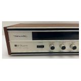 Vintage Realistic Rhapsodie Component Stereo Reciever System With Wood Cover