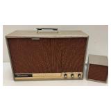 Very Rare Mid-Century Phonola Stereophonic Fold Down Record Player With Pull Out Speaker Plays 16,33,45 & 78 Records (Very Nice Condition) Works