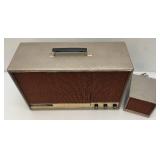 Very Rare Mid-Century Phonola Stereophonic Fold Down Record Player With Pull Out Speaker Plays 16,33,45 & 78 Records (Very Nice Condition) Works