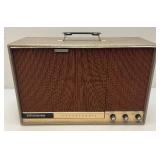 Very Rare Mid-Century Phonola Stereophonic Fold Down Record Player With Pull Out Speaker Plays 16,33,45 & 78 Records (Very Nice Condition) Works