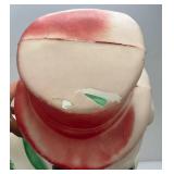 Vintage 45" Snowman Blow Mold (Needs Light) Has Cracked Spot On Top Of Hat