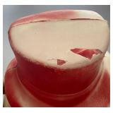 Vintage 45" Snowman Blow Mold (Needs Light) Has Cracked Spot On Top Of Hat