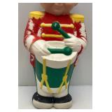 Vintage 33" Soldier Christmas Blow Mold Has Light