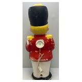 Vintage 33" Soldier Christmas Blow Mold Has Light