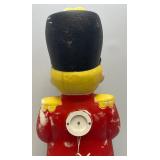 Vintage 33" Soldier Christmas Blow Mold Has Light
