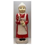 Vintage 40" Miss Santa Claus Blow Mold (Needs Light)
