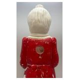 Vintage 40" Miss Santa Claus Blow Mold (Needs Light)