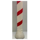 Vintage 40" Candy Cane Blow Mold (Needs Light)