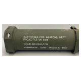 44" Heavy metal U.S. Military 120MM Cartridge Canister