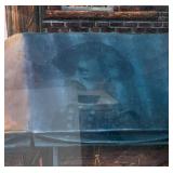 25" x 41" Framed Behind Glass Greg Benson Limited Edition 269/9500 "Deadwood" Print With Hidden Images Of Cowboys And Indians And COA