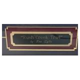 28" x 38 Framed Behind Glass KEN ZYLLA "Rush Creek Trail" Print 910/9600