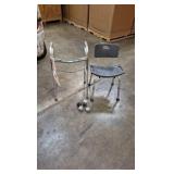shower chair and walker