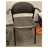 office chair and plastic chair