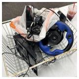 assorted gaming accessories