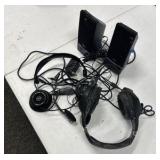 Assorted speakers and headsets