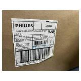 Lot of 12 - NEW - Philips 90-Watt Replacment 12-Watt LED/DEL Soft White Indoor / Outdoor PAR38 Lightbulb Light Bulb