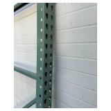 PAIR of Heavy Duty Teardrop Pallet Rack / Racking Uprights - 84" Tall and 48" Deep