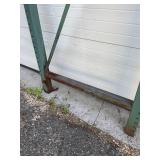 One / Single Heavy Duty Teardrop Pallet Rack / Racking Uprights - 96" Tall and 42" Deep