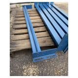 Quantity 6 - Heavy Duty Pallet Rack / Racking Load Beams - 52" Long (Wide)  and 2.5" High