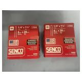 Lot of Miscellaneous NEW Sennco Galvanized Staples and Nails