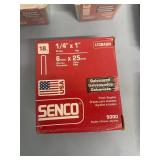 Lot of Miscellaneous NEW Sennco Galvanized Staples and Nails
