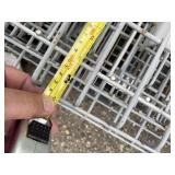Pallet Rack Industrial Heavy Duty Racking Wire / Metal Mesh Decking Deck Shelf - 9 Decks