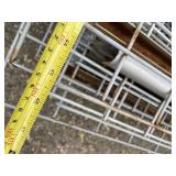 Pallet Rack Industrial Heavy Duty Racking Wire / Metal Mesh Decking Deck Shelf - 9 Decks