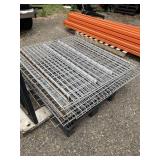 Pallet Rack Industrial Heavy Duty Racking Wire / Metal Mesh Decking Deck Shelf - 9 Decks