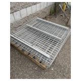 Pallet Rack Industrial Heavy Duty Racking Wire / Metal Mesh Decking Deck Shelf - 6 Decks