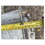 Lot of 4 - GALVANIZED Teardrop Pallet Rack / Racking Beams 8
