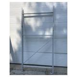 SINGLE - Heavy Duty Pallet Rack / Teardrop Racking Upright - 84" Tall and 48" Deep