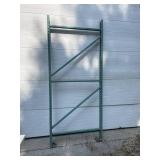 SINGLE - Heavy Duty Teardrop Pallet Rack / Racking Upright - 96" (8
