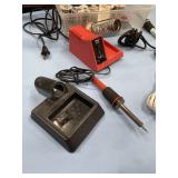 Miscellaneous LOT of Various Soldering Irons and Accessories / Supplies & Electric Engraving Tool