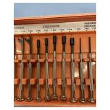 22-Piece European Small Precision Metric Tool Set - Screw & Nut Drivers and Wrenches