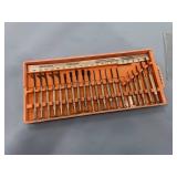 22-Piece European Small Precision Metric Tool Set - Screw & Nut Drivers and Wrenches