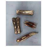 LOT of Miscellaneous Multi-Tools / Multitools and Vintage Folding Fish Scaler Pocket Knife