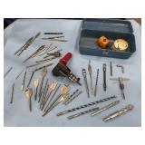 Miscellaneous LOT of Drill Bits & Power Drill and Accessories