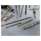 Miscellaneous LOT of Drill Bits & Power Drill and Accessories