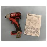 NEW - Milwaukee Power Tools M18 Compact 1/4" Hex Impact Driver - with LED Light - Model 2656-20