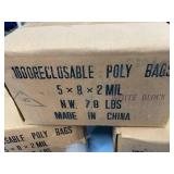 LOT of 4,000 Small Ziplock / Resealable Clear Plastic Bags / Baggies