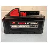 NEW - Milwaukee Power Tools 18-Volt M18 RedLithium Red Lithium High Output XC6.0 Battery Pack