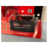 New - Milwaukee Power Tools RedLithium Red Lithium High-Output XC5.0 Battery Pack AND Charger